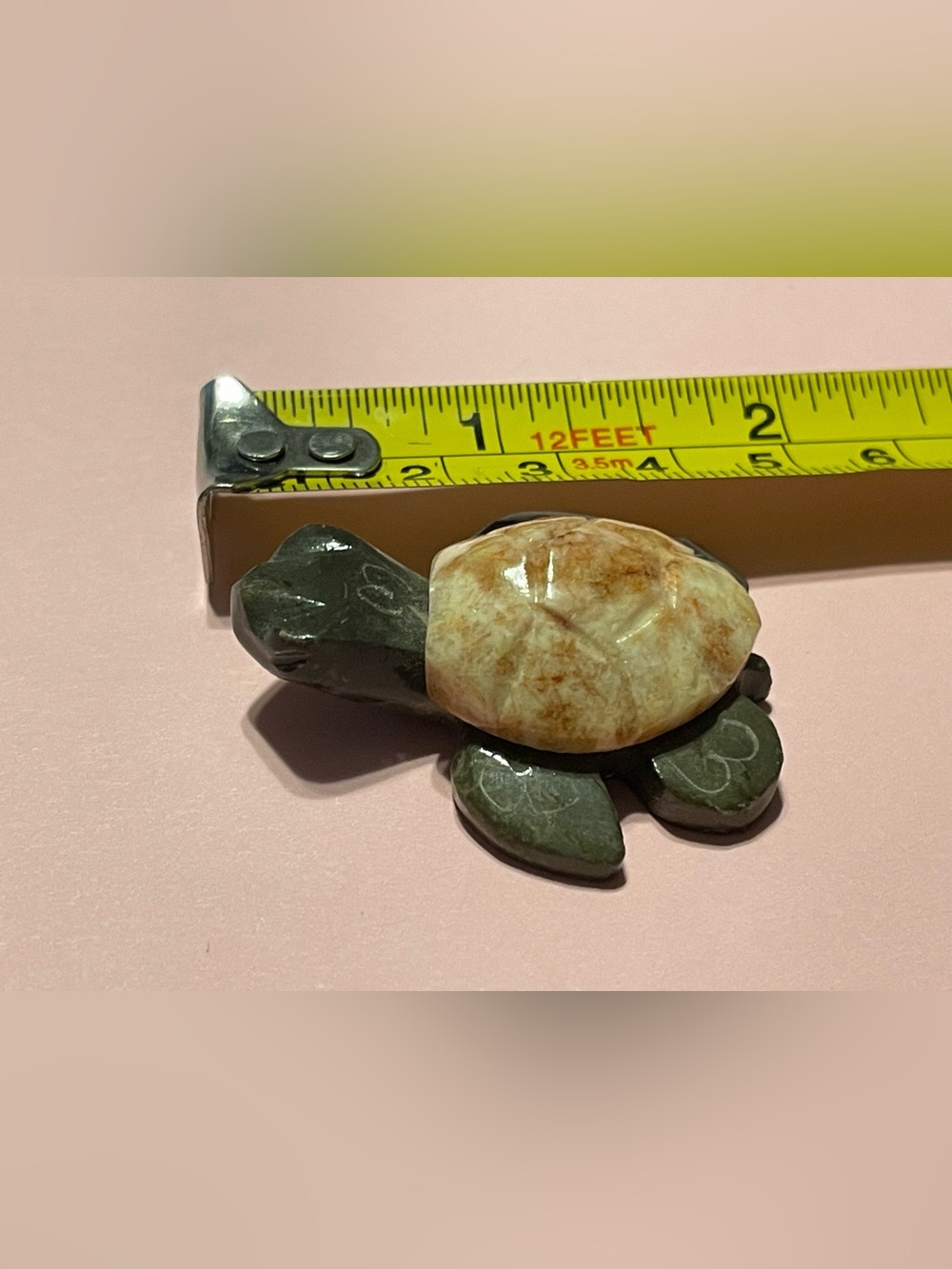 Ecuador Stone Miniature Turtle Figurine - Picture 5 of 9